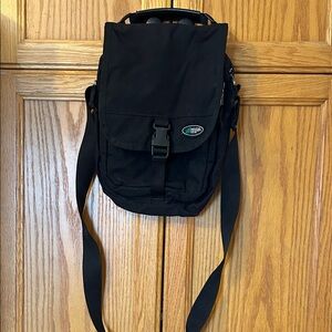 MEC Black Compact Messenger Crossbody Bag
